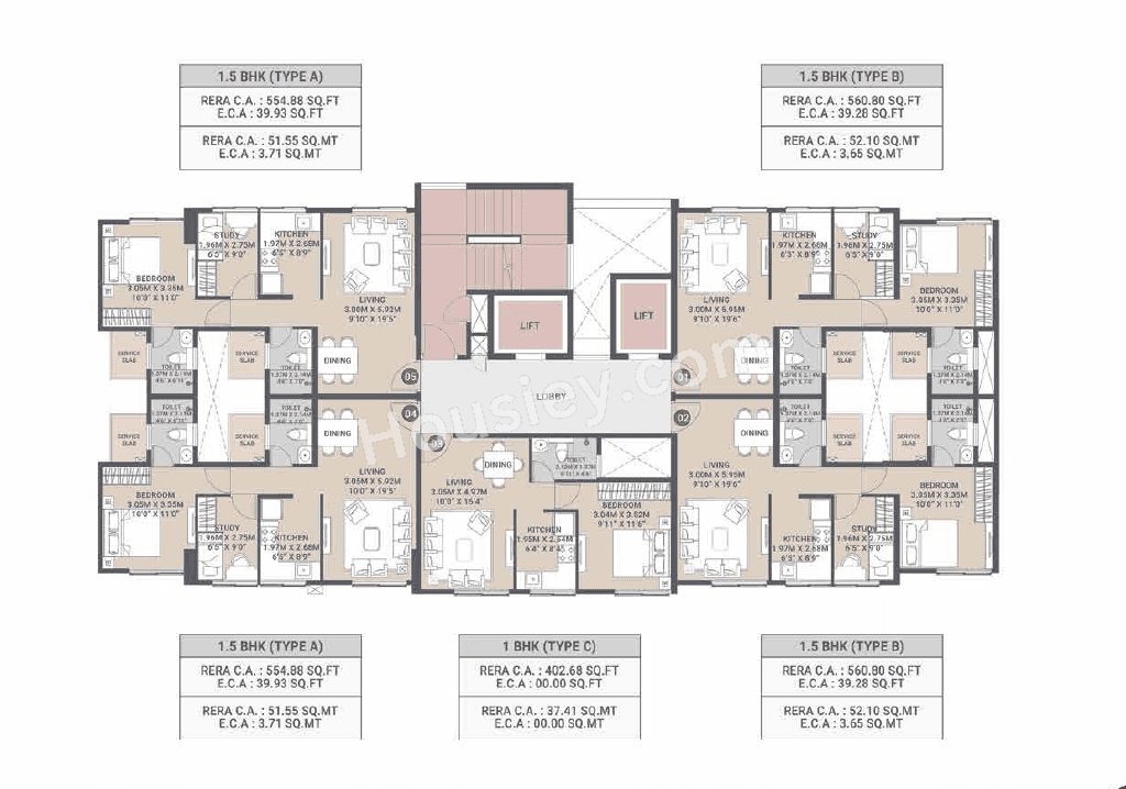 Shapoorji Sarova Siennaa Floor plan 4