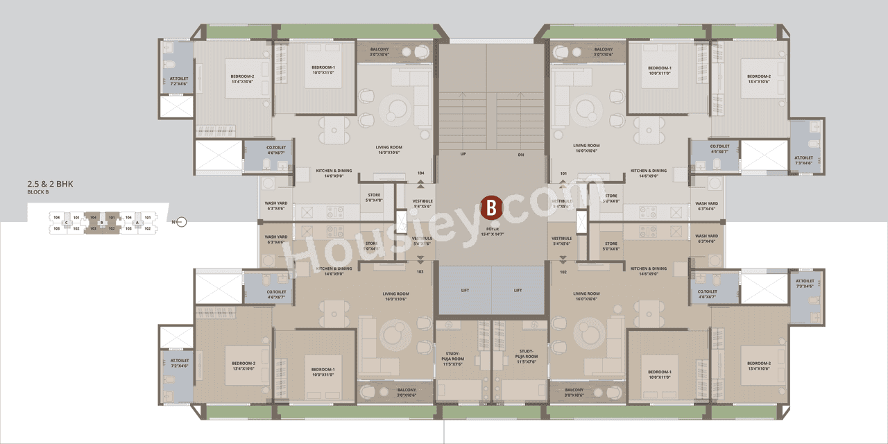 Sheladia Trinary Floor plan 2