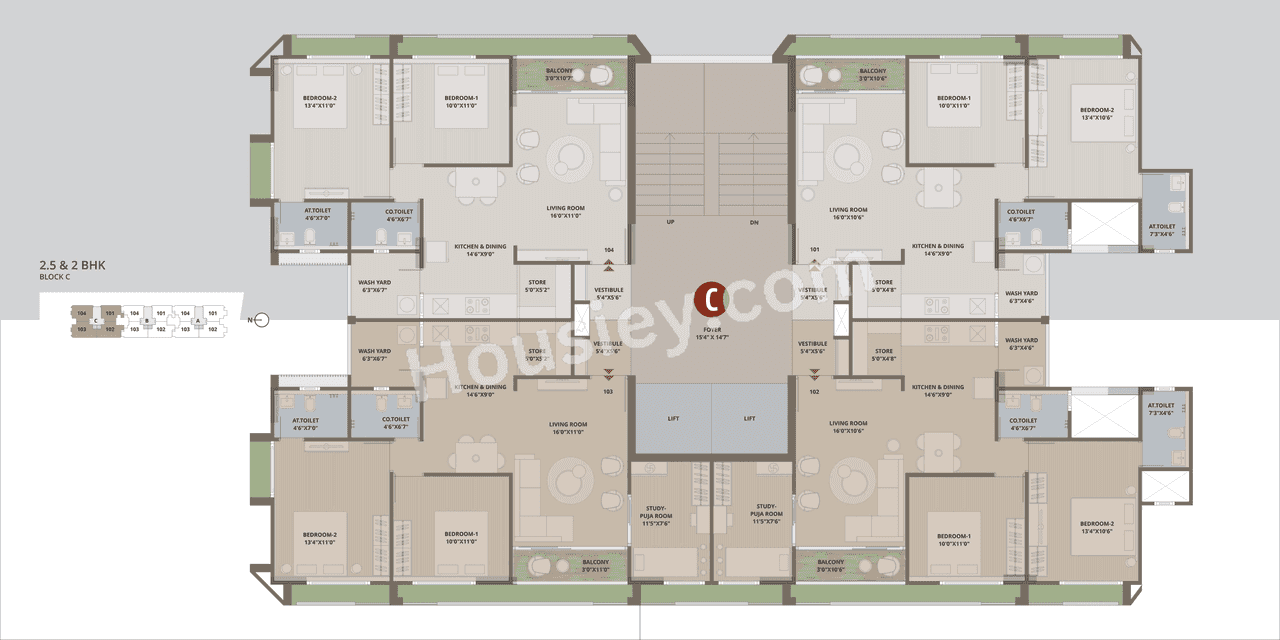 Sheladia Trinary Floor plan 3
