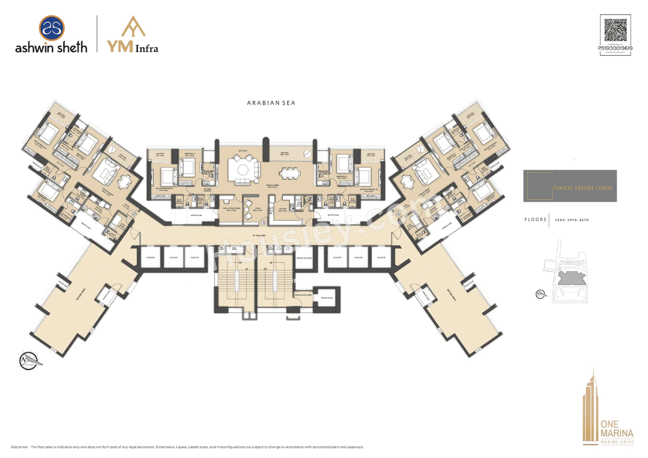 Sheth One Marina Floor plan 8