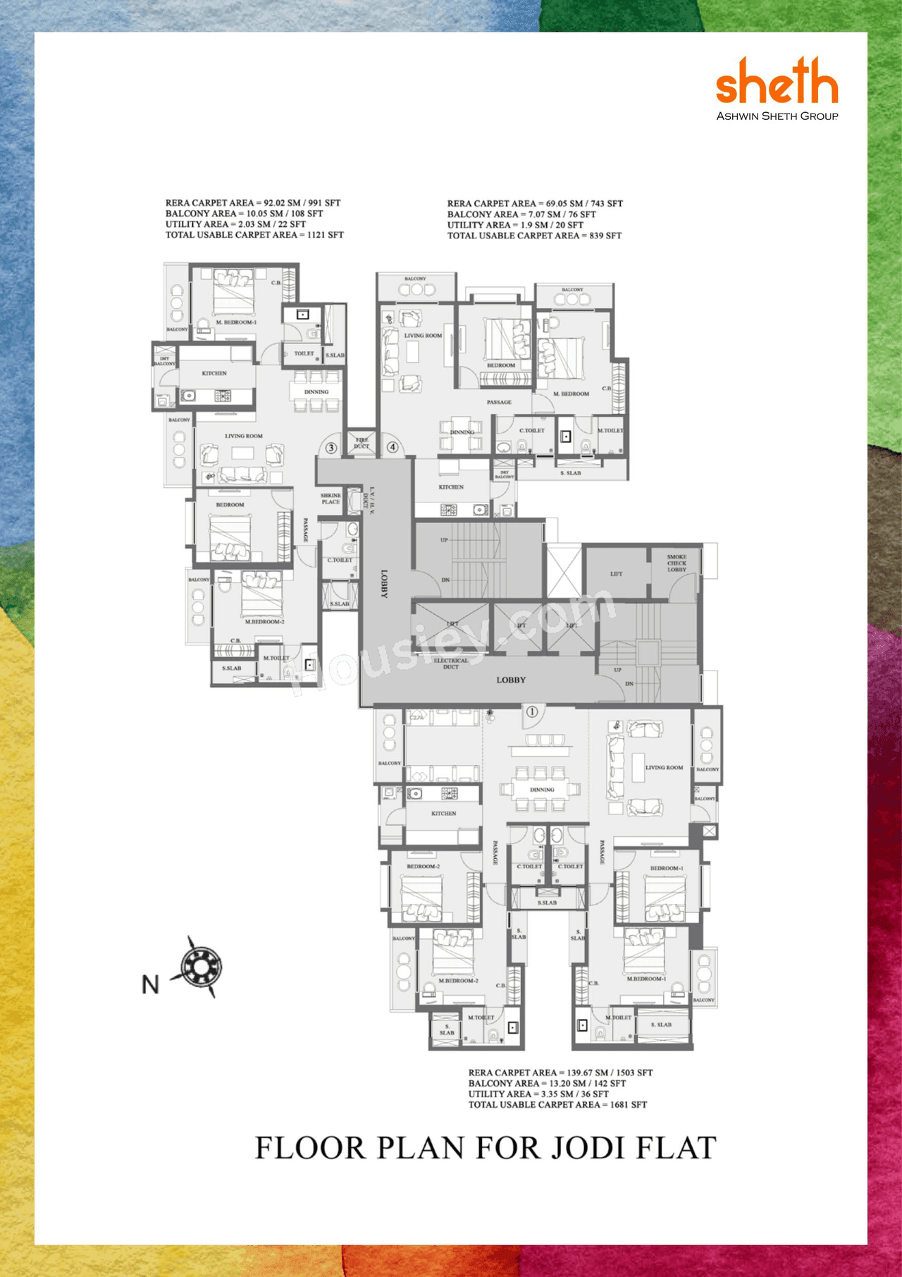 Sheth Vasant Lawns Floor plan 1
