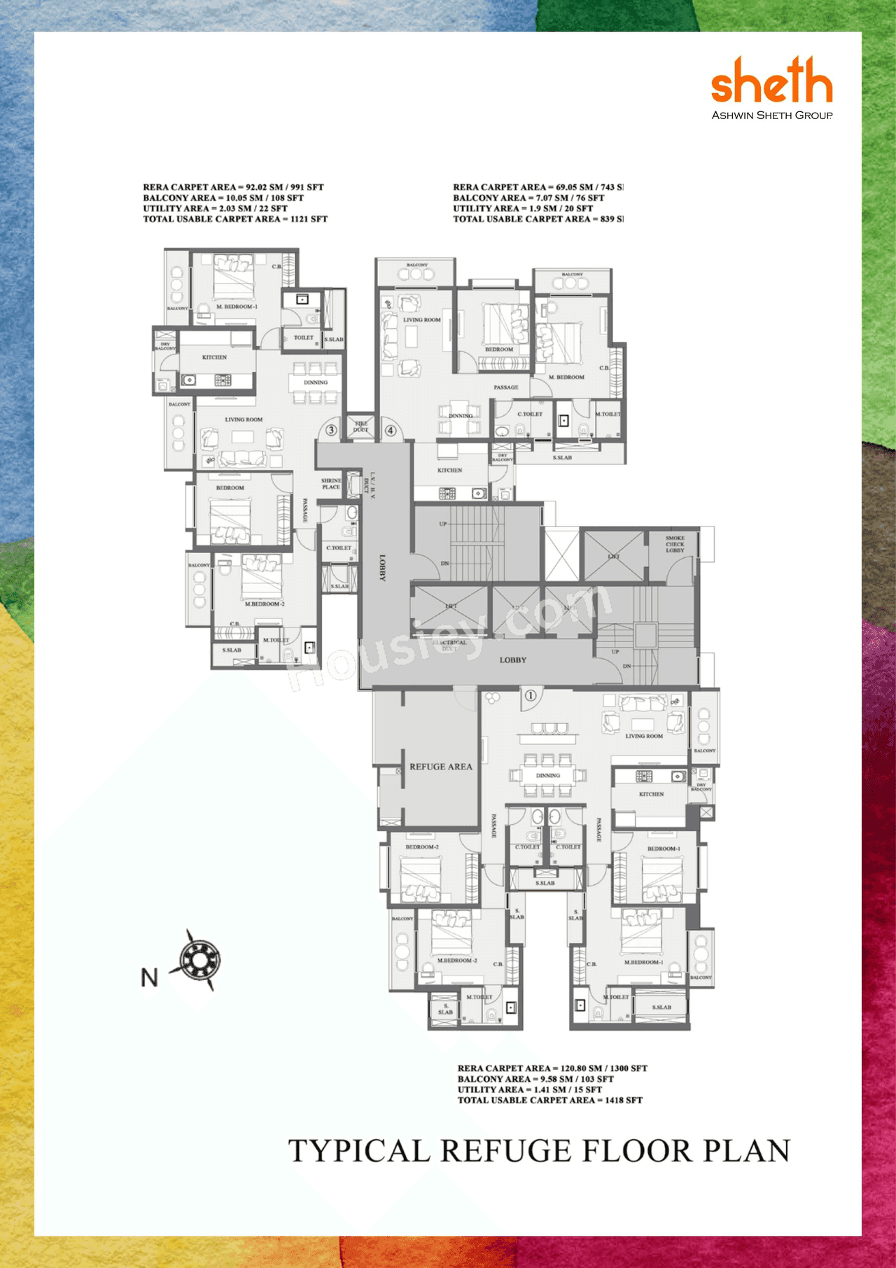 Sheth Vasant Lawns Floor plan 3