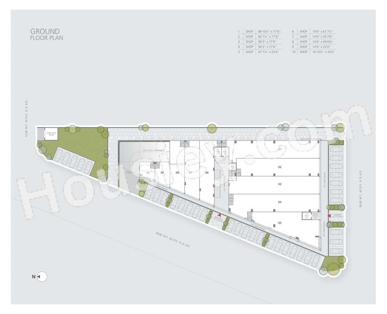 Shilp Serene Floor plan 1