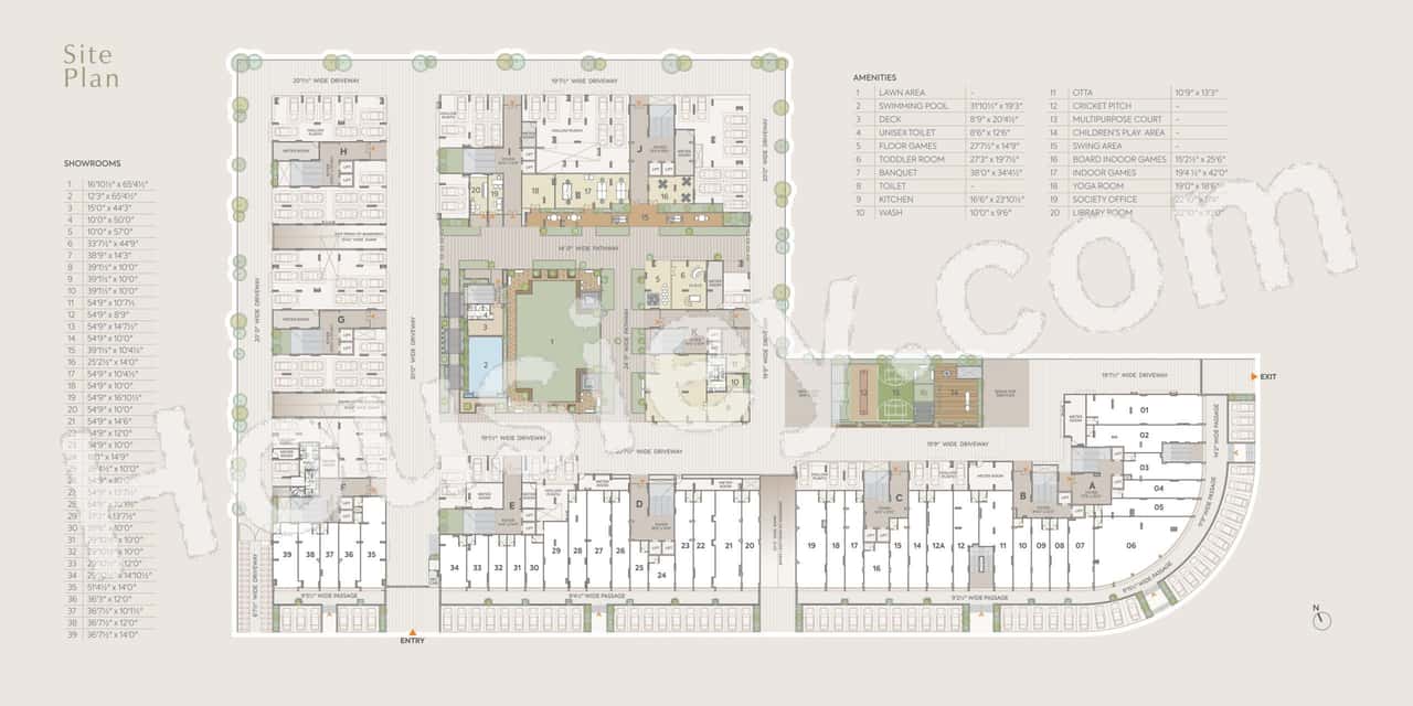 Shilp Serene Floor plan 2