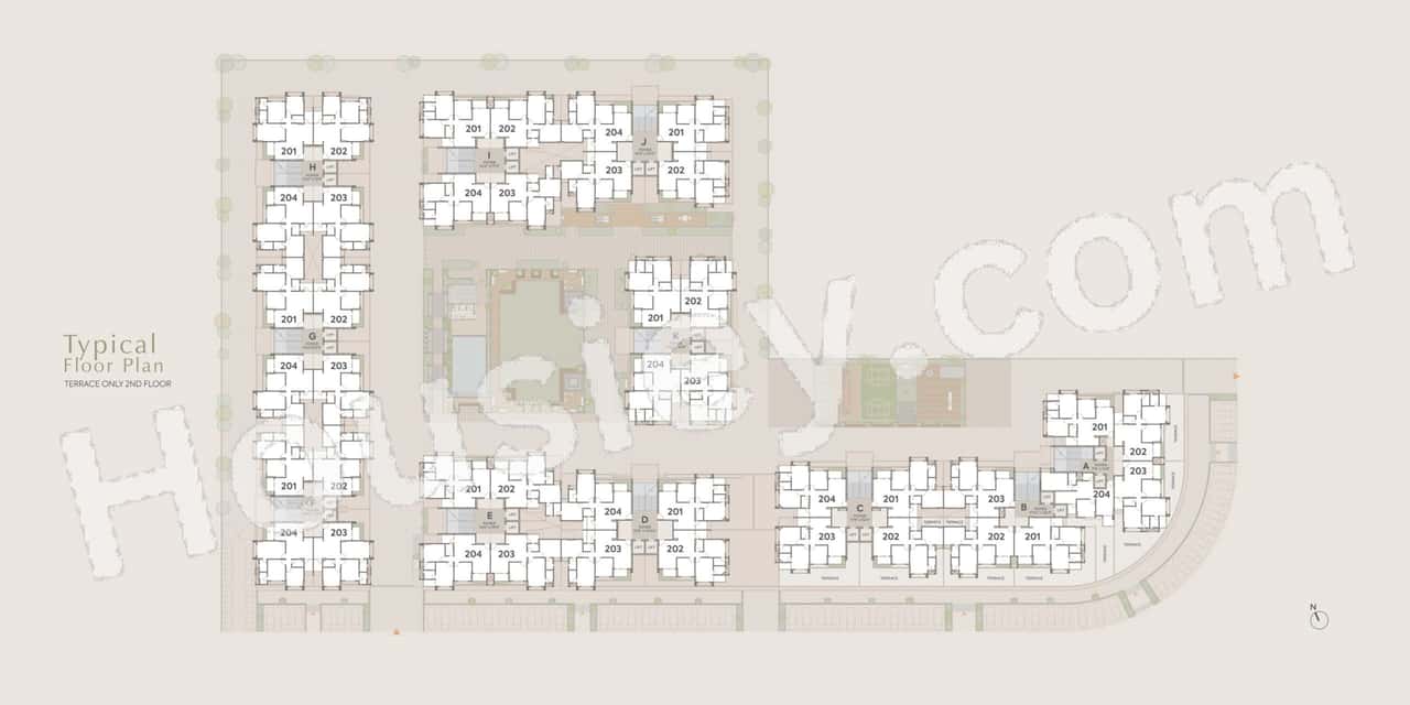 Shilp Serene Floor plan 3