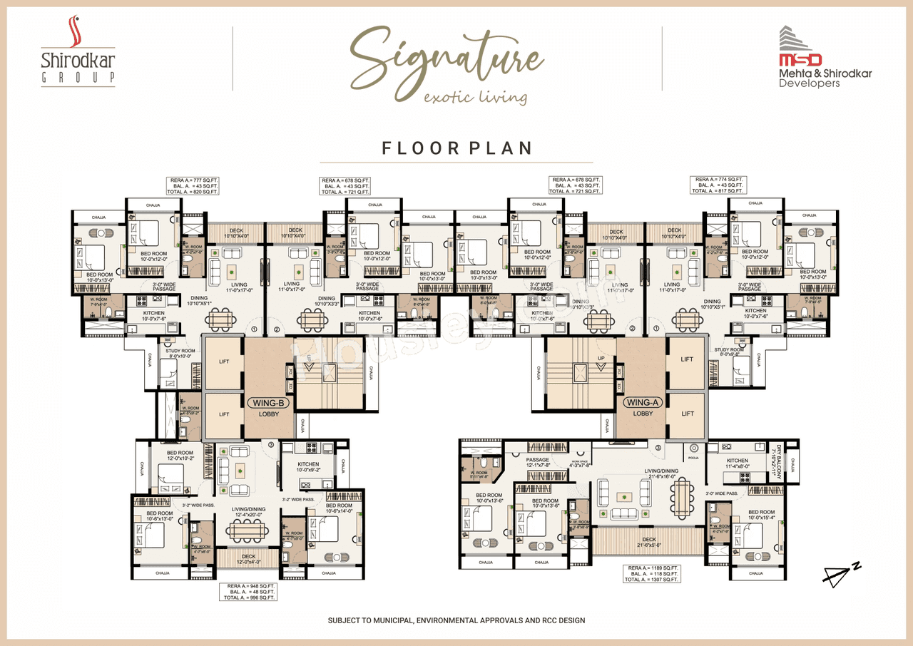 Shirodkar Signature Floor plan 1