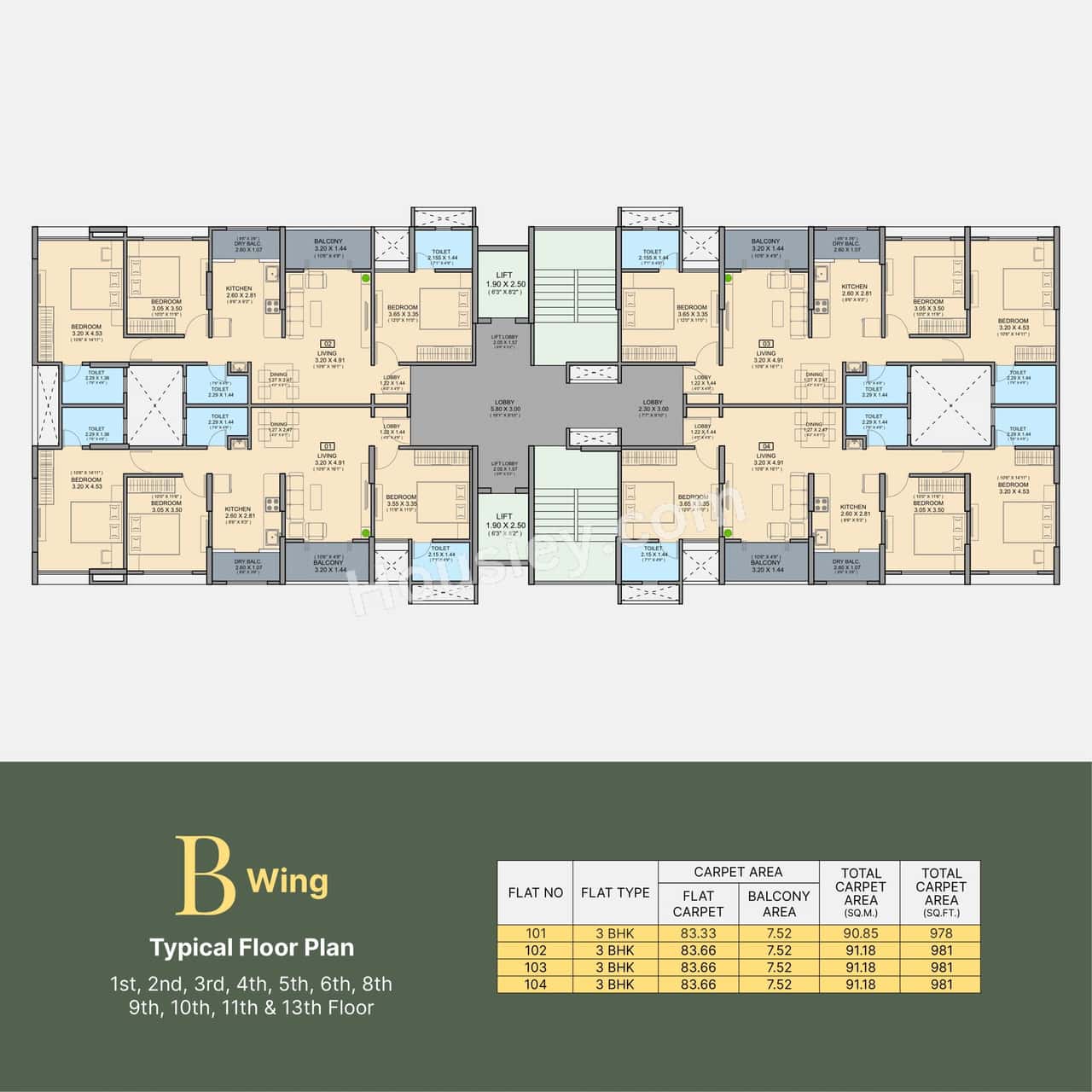 Shiv Divine Fortune Floor plan 2