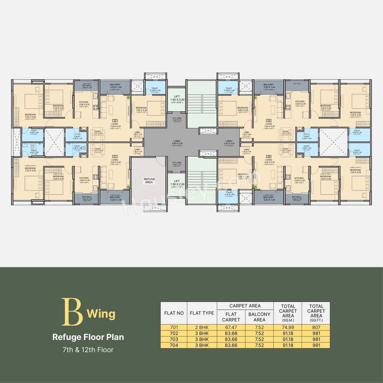Shiv Divine Fortune Floor plan 3