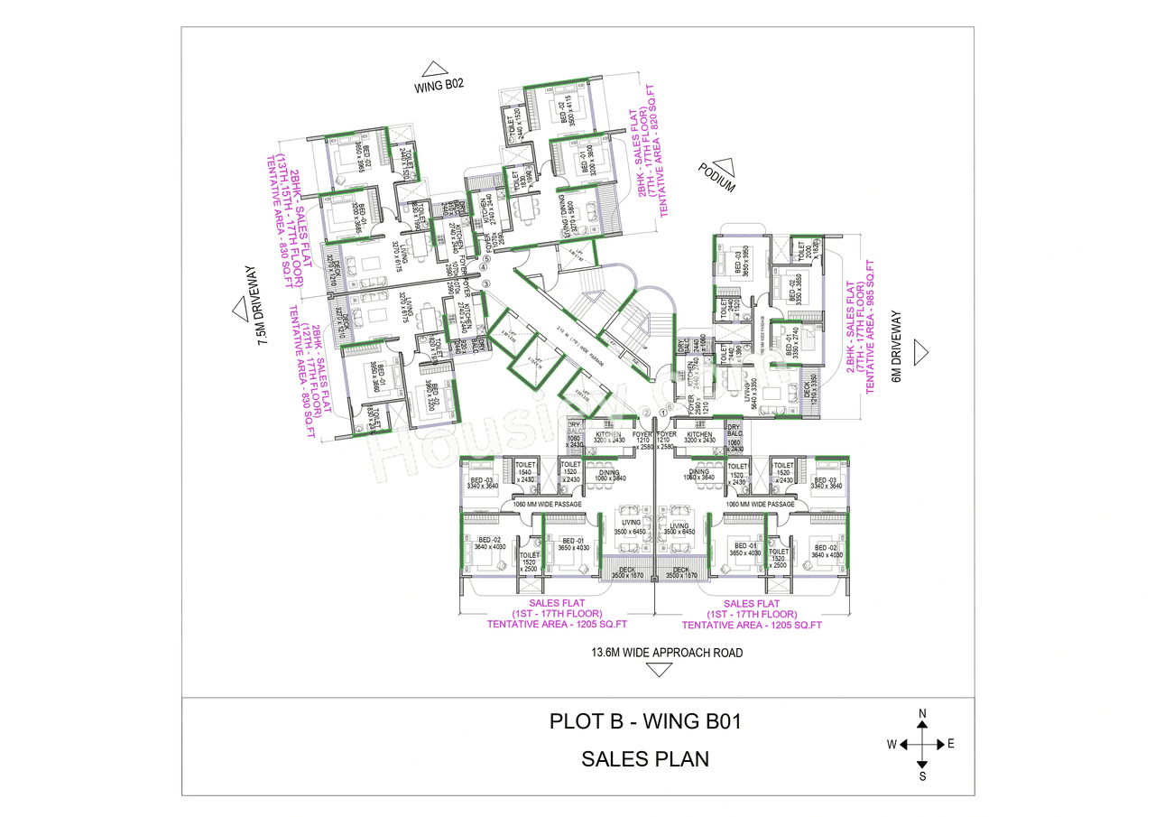 Shree Krishna One Uttam Floor plan 3