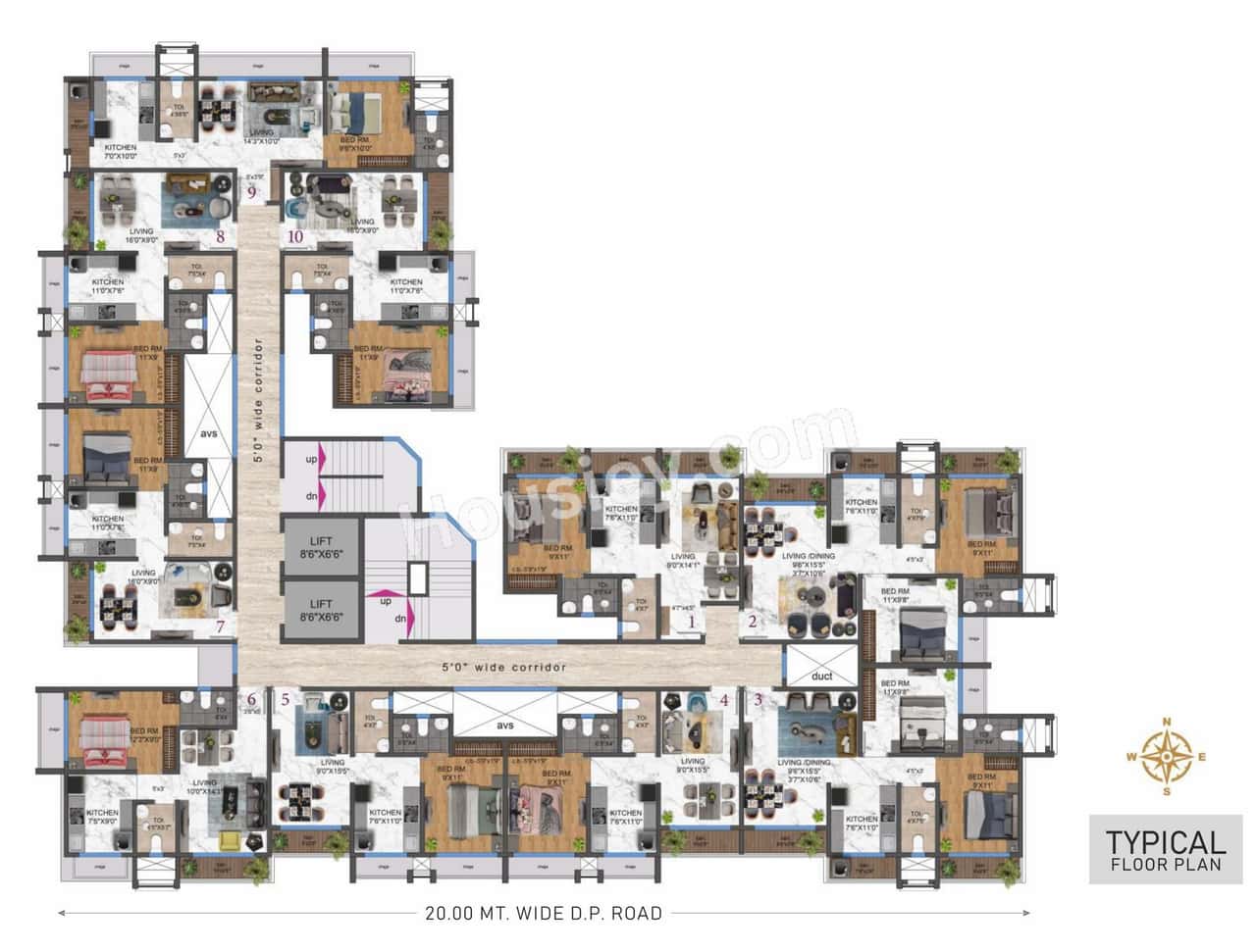 Shree Ram Shanti Niketan Floor Plan