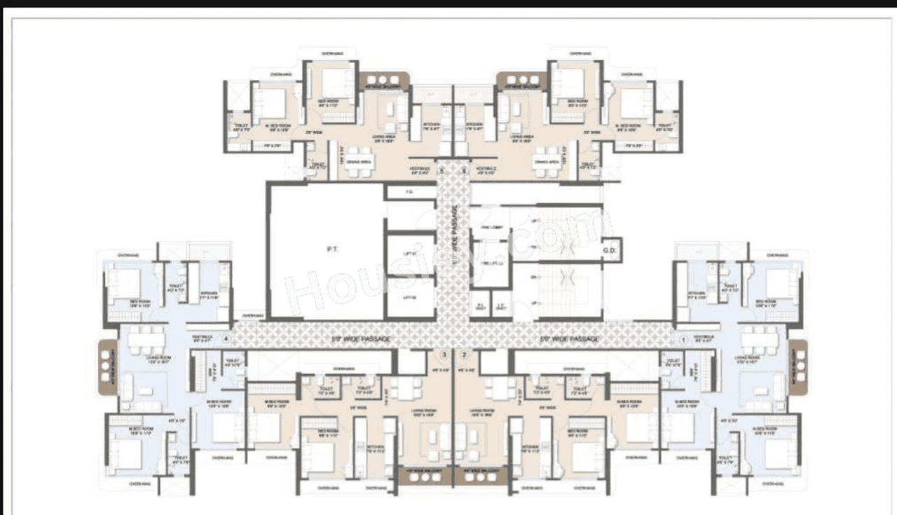 Shree Seasons Aura Floor Plan