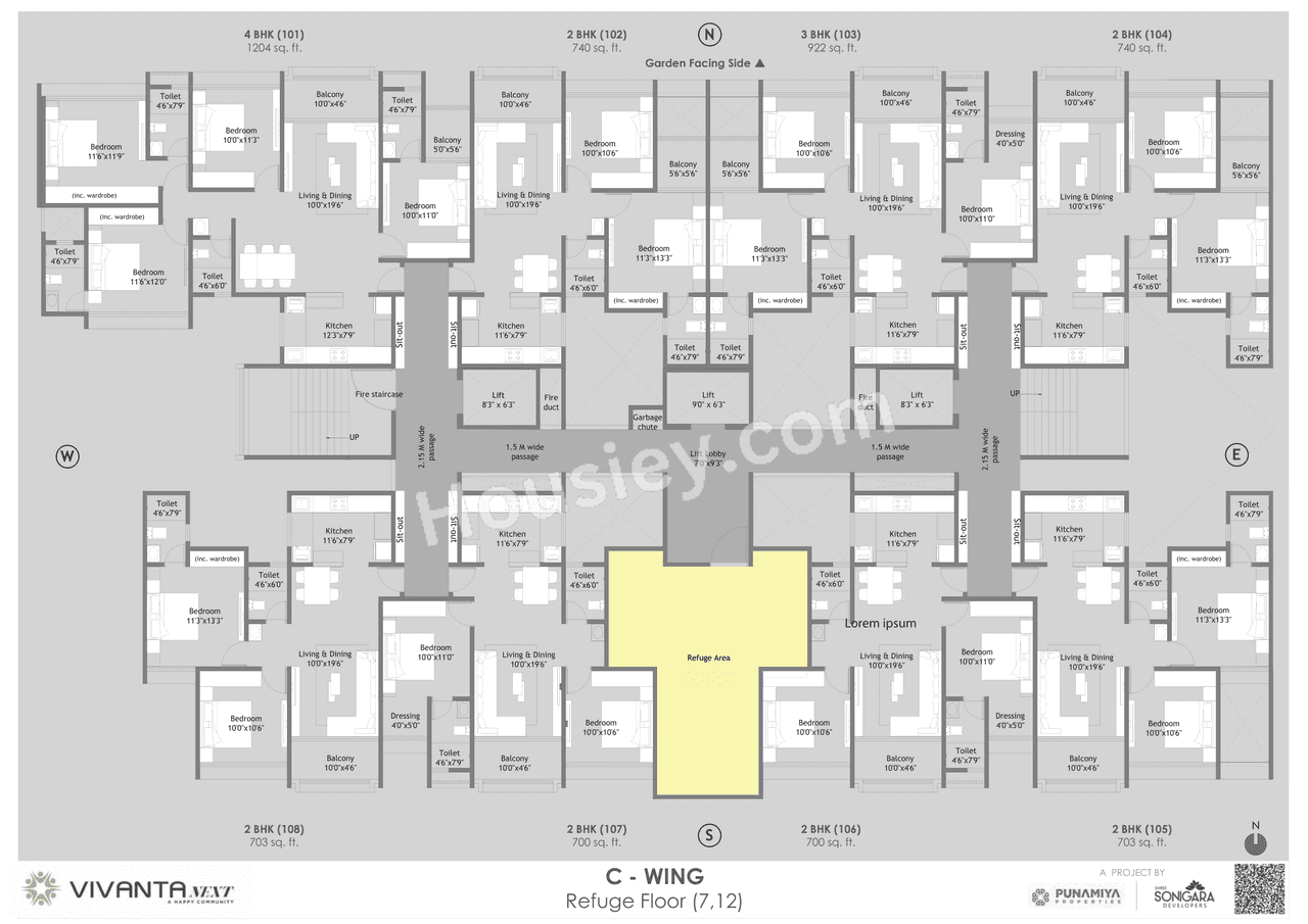 Shree Sonigara Vivanta Next Floor plan 4
