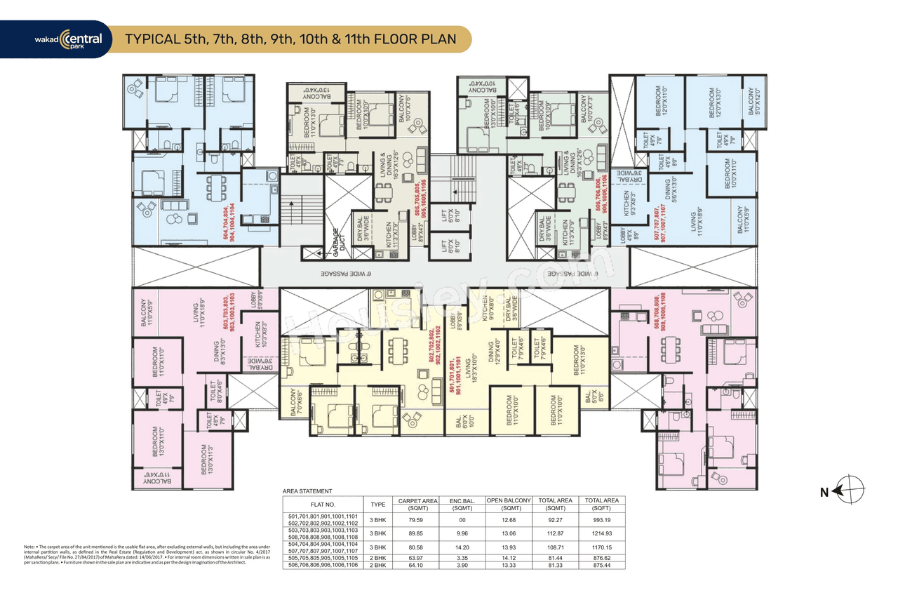 Shree Wakad Central Park Floor plan 1