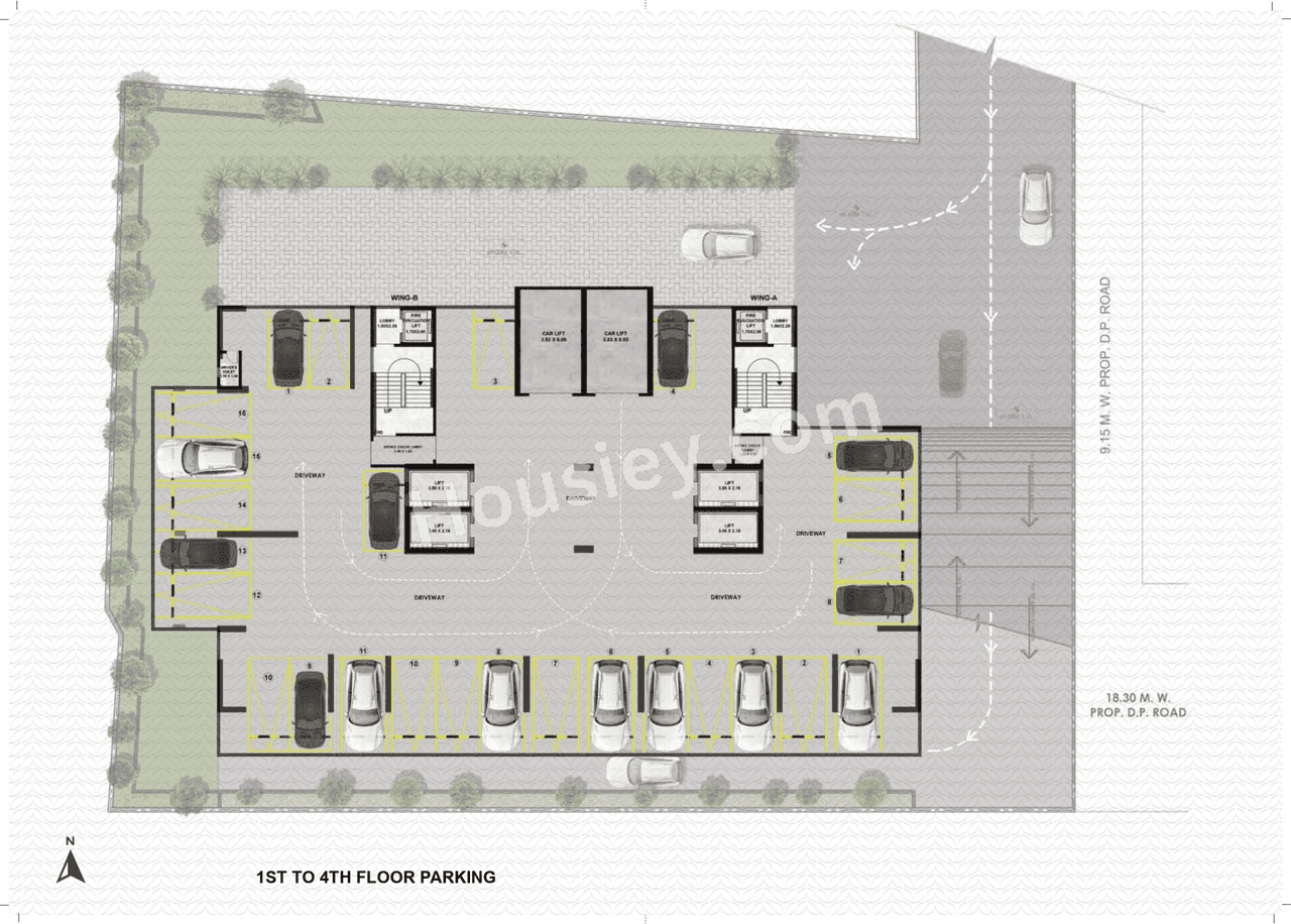 Shreeji Green Origin Floor plan 3