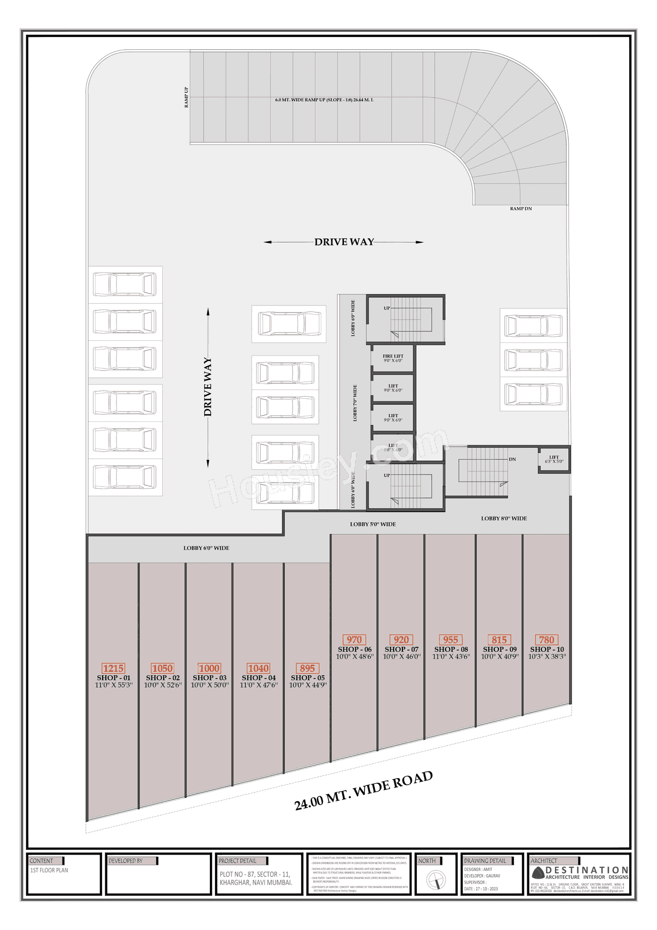 Shreeji infinity Floor plan 1