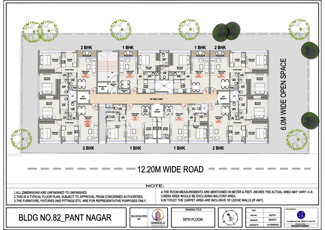 Shreeji Mansion Floor plan 2