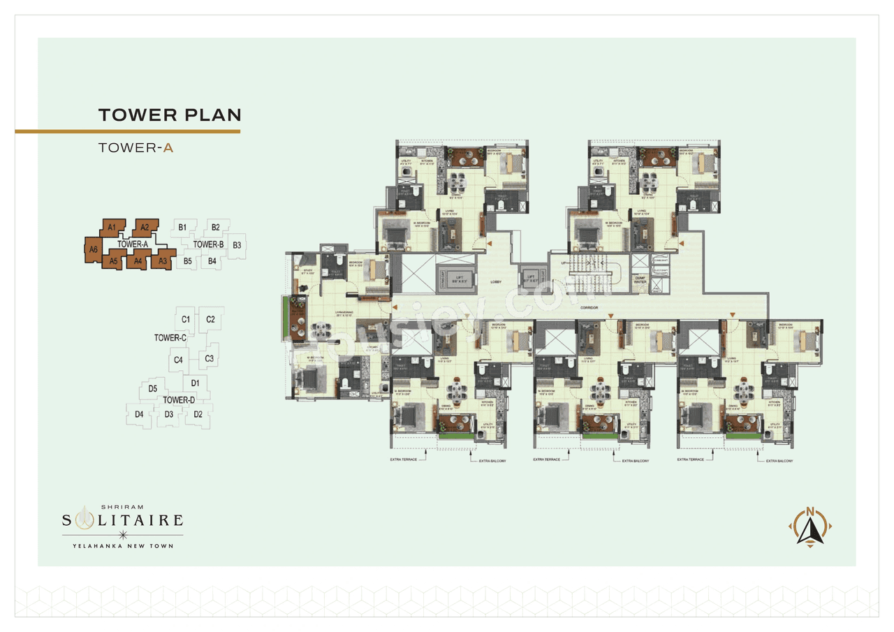 Shriram Solitaire Floor plan 1