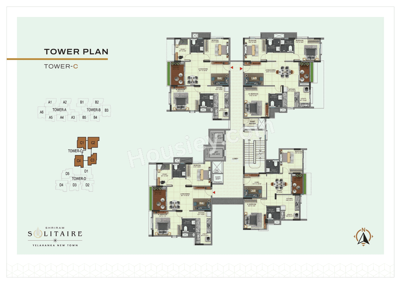 Shriram Solitaire Floor plan 3