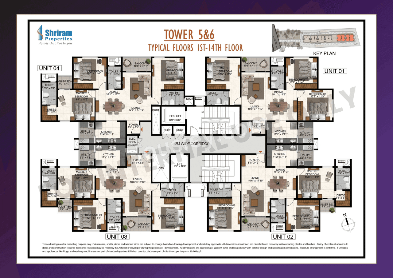 Shriram The One Floor plan 2