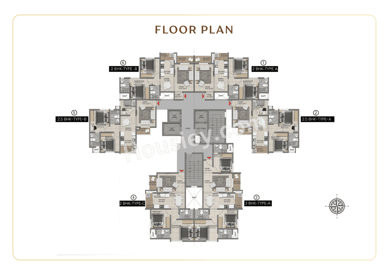 Shriram The Poem Floor Plan