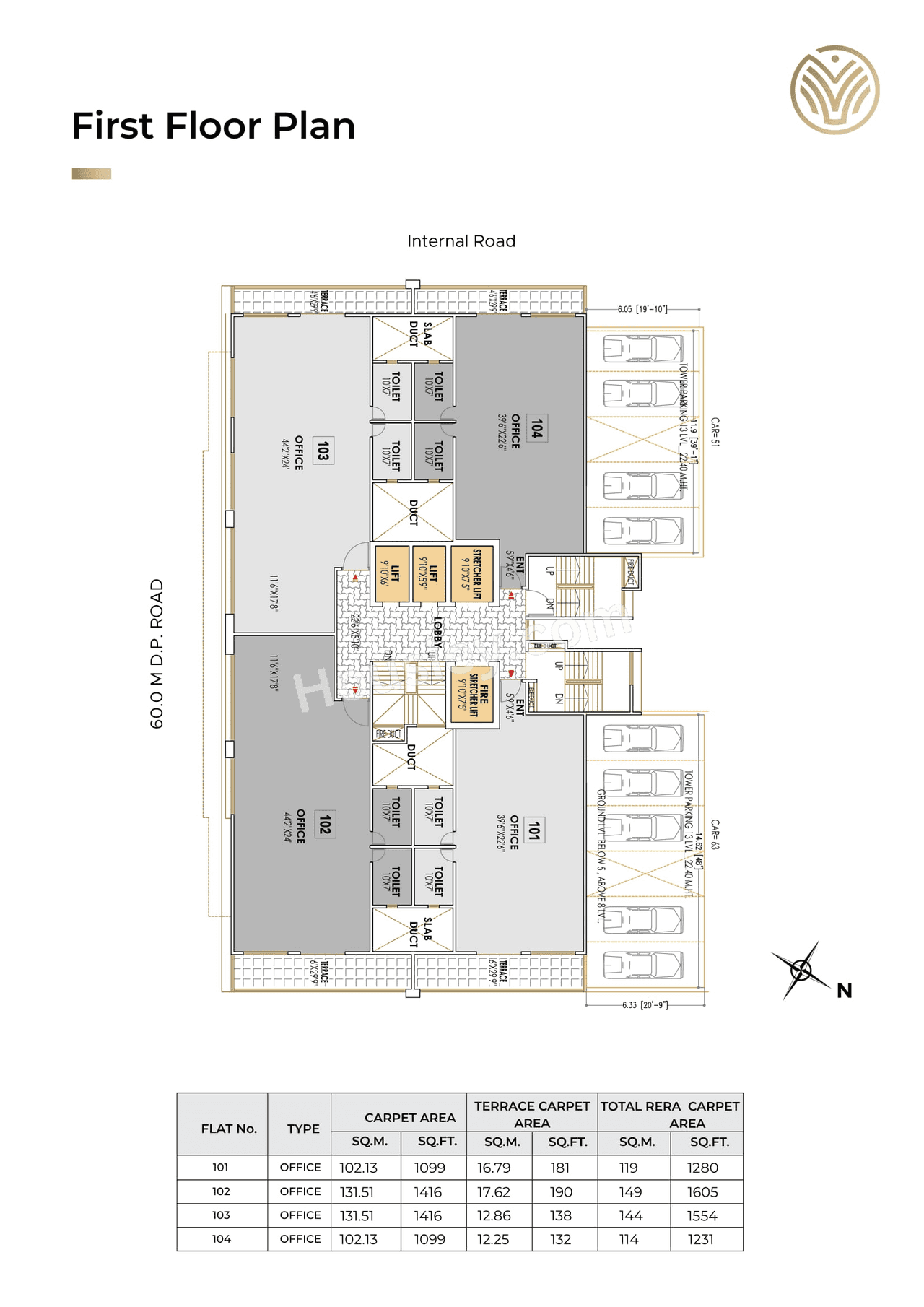 Shubham River Vista Floor plan 1