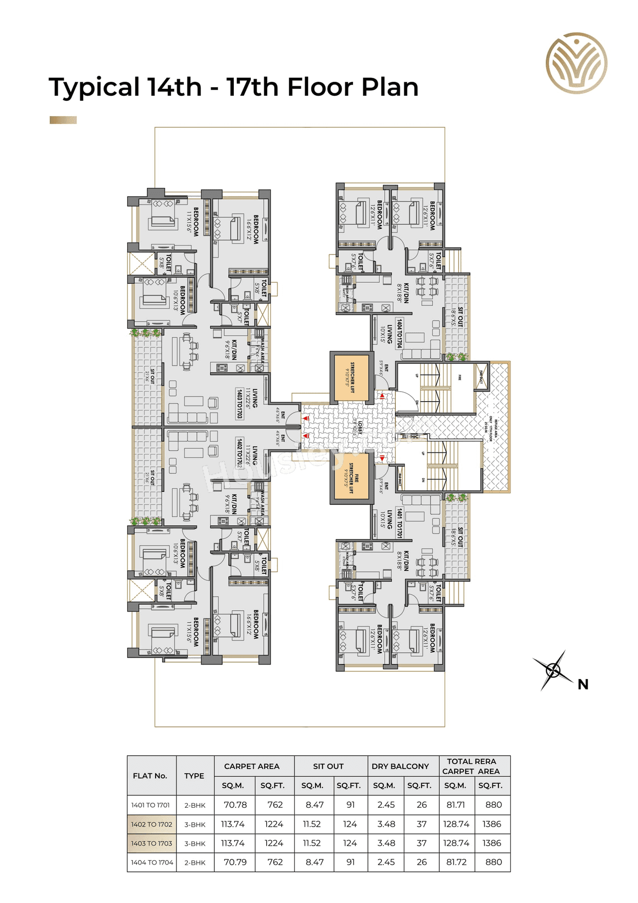 Shubham River Vista Floor plan 4