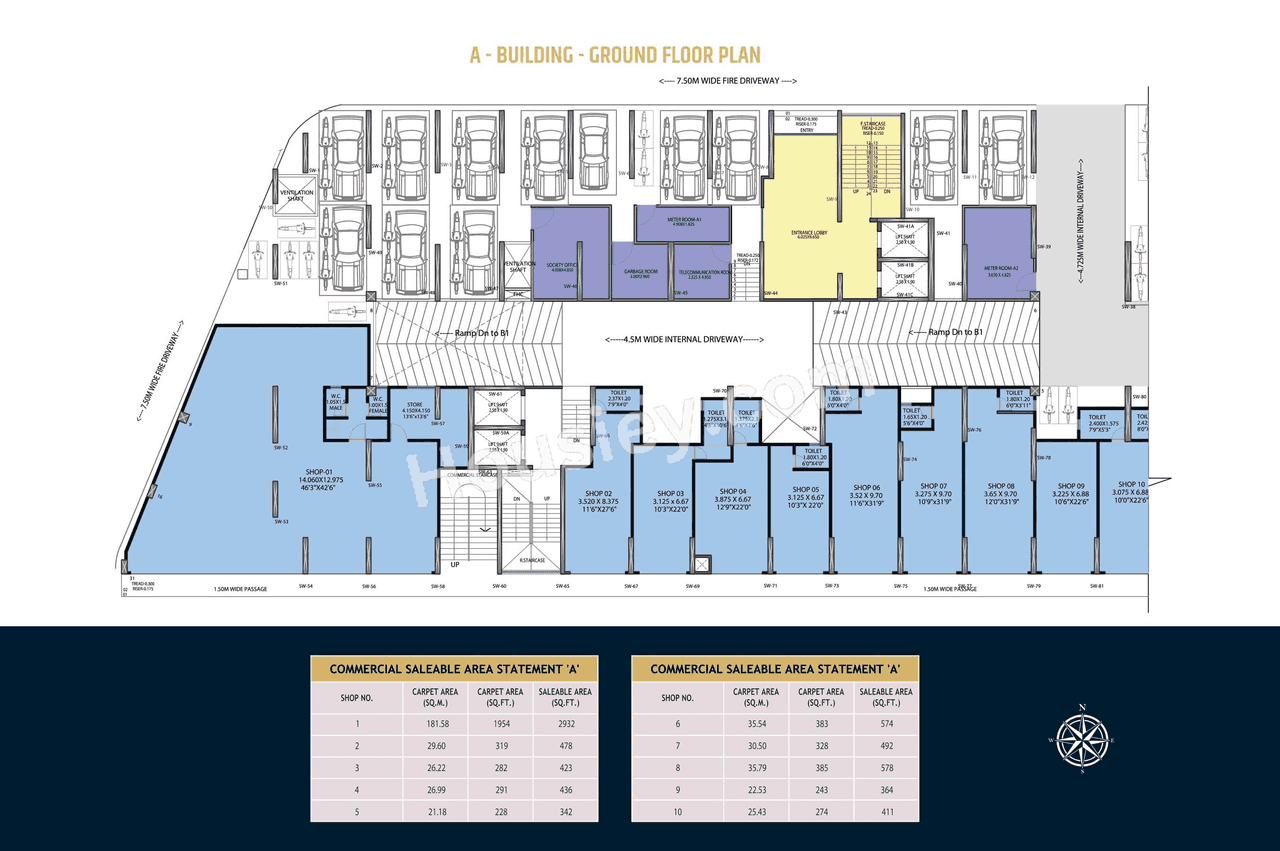 Shubhlaxmi Meriton Heights Floor plan 1