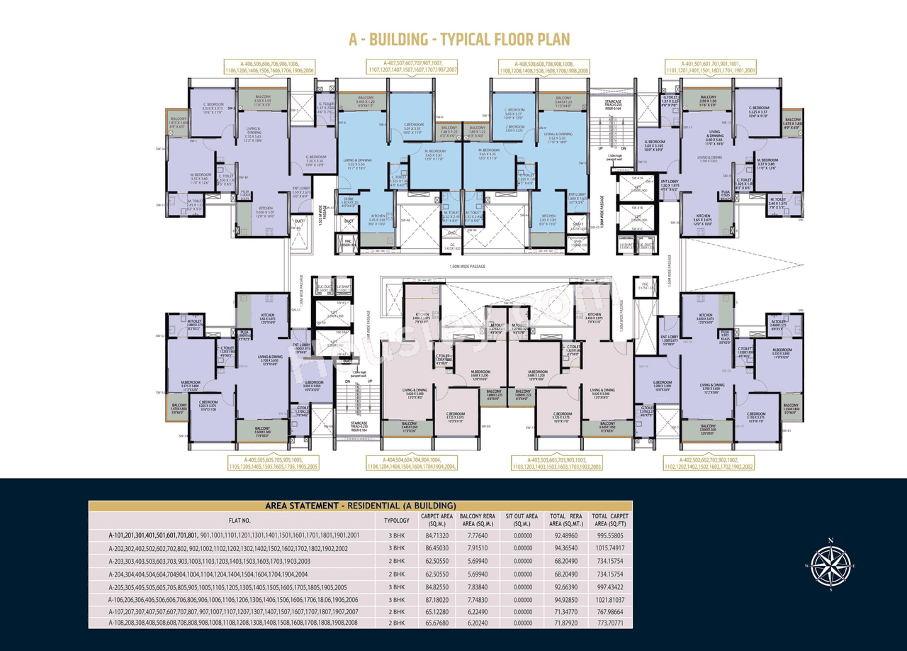 Shubhlaxmi Meriton Heights Floor plan 4