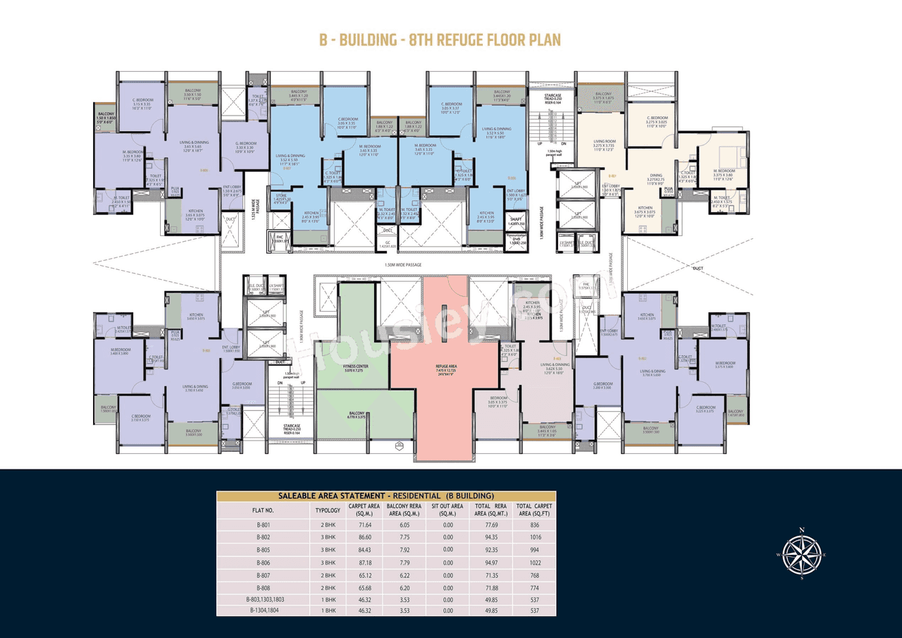 Shubhlaxmi Meriton Heights Floor plan 7