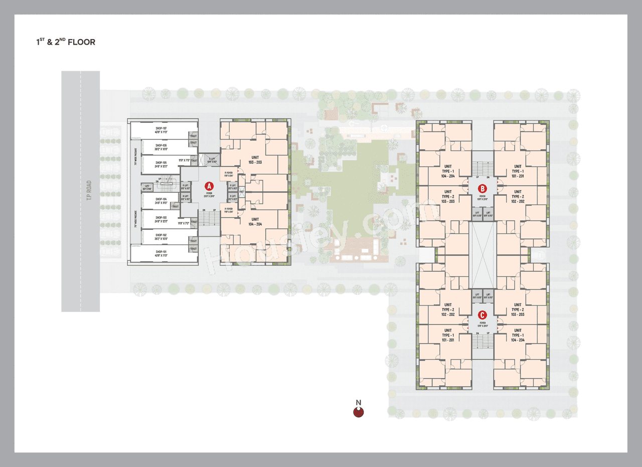 Siddharth Greenz Floor plan 1