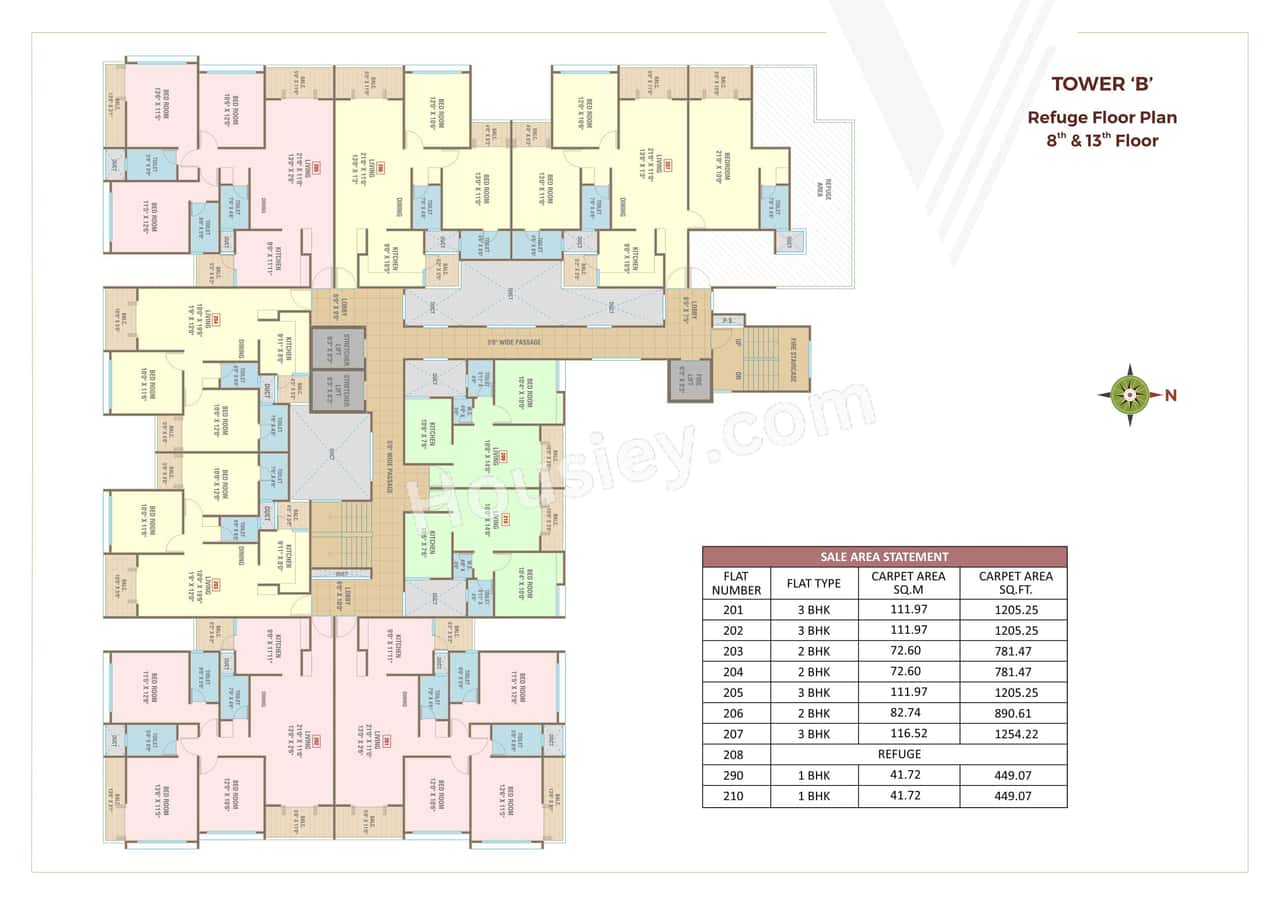 Siddhi Valeentina Tower Floor plan 2