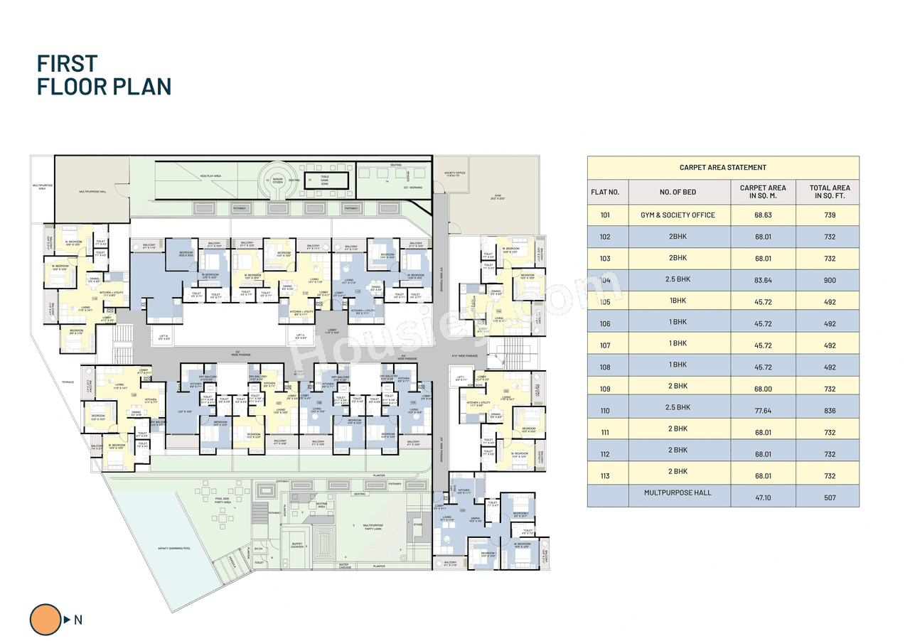 Sital RKH Mountain Manor Floor plan 1