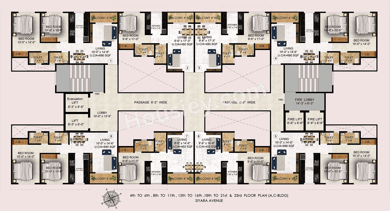 Siyara Avenue Floor plan 4