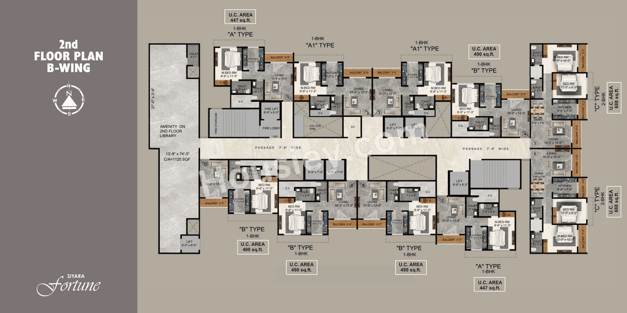 Siyara Fortune Floor plan 2