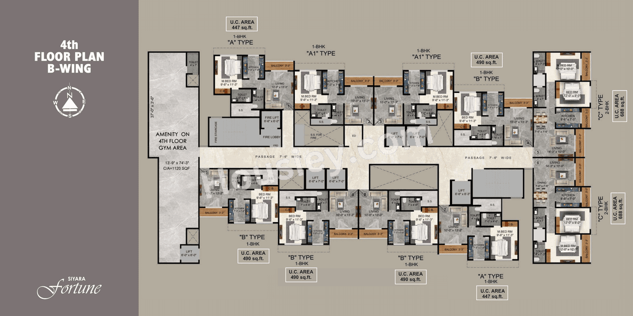 Siyara Fortune Floor plan 4