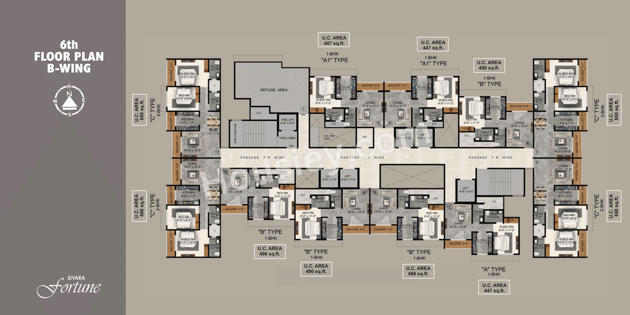 Siyara Fortune Floor plan 6