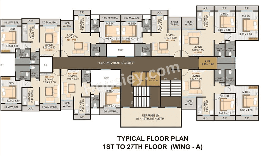 Sky Tisai Residency Floor plan 1