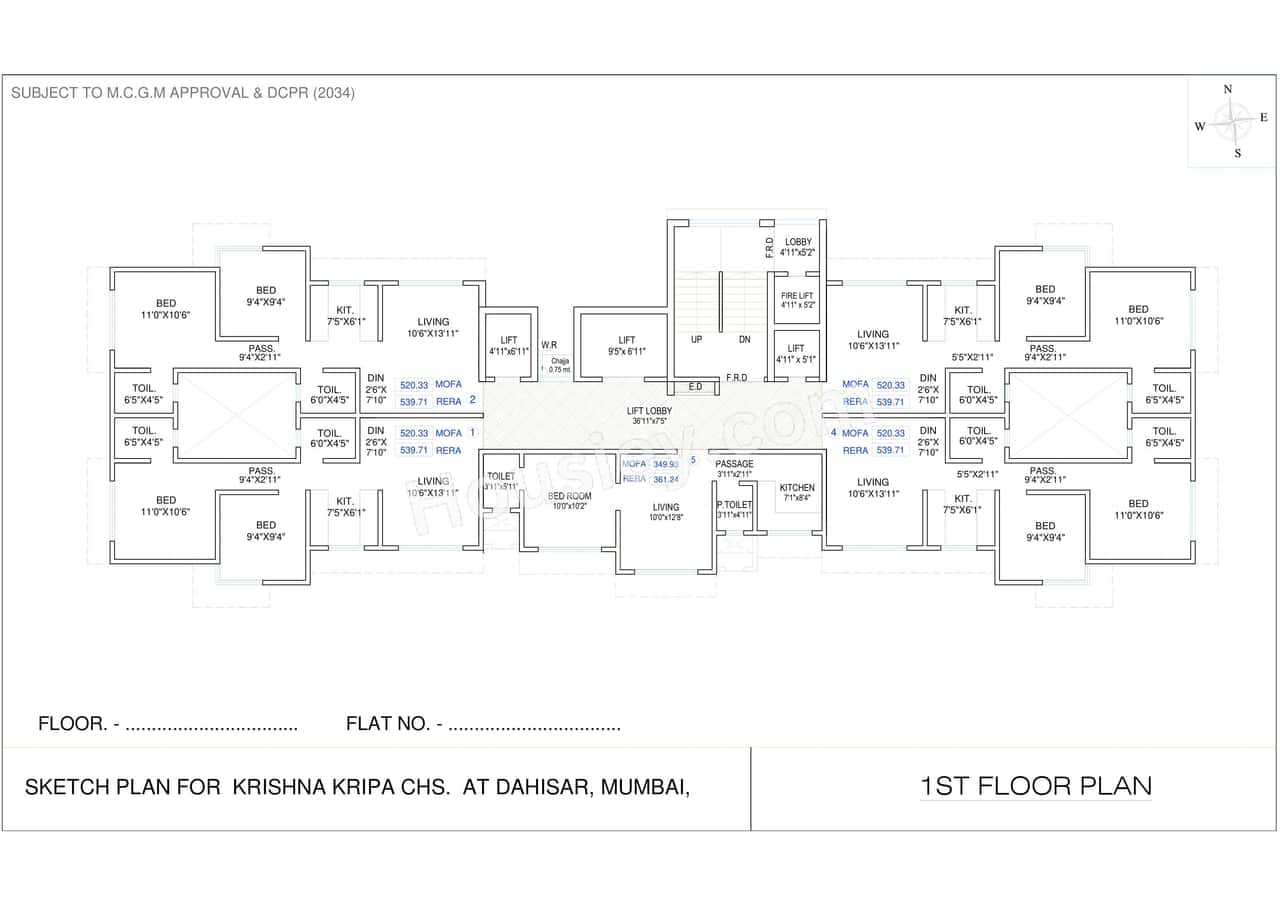 Skyla Krishna Kripa Floor plan 1