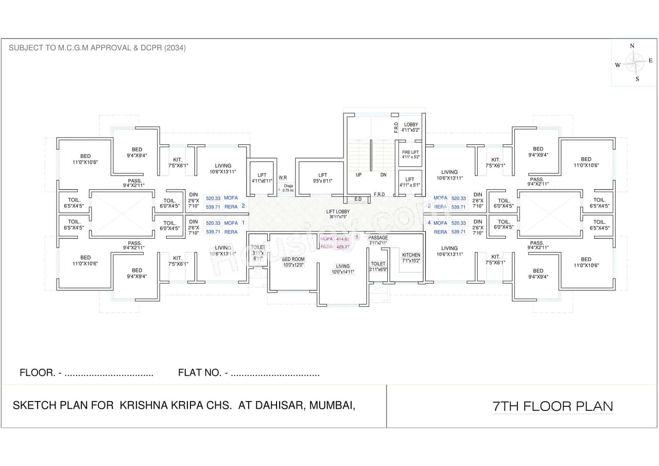 Skyla Krishna Kripa Floor plan 3