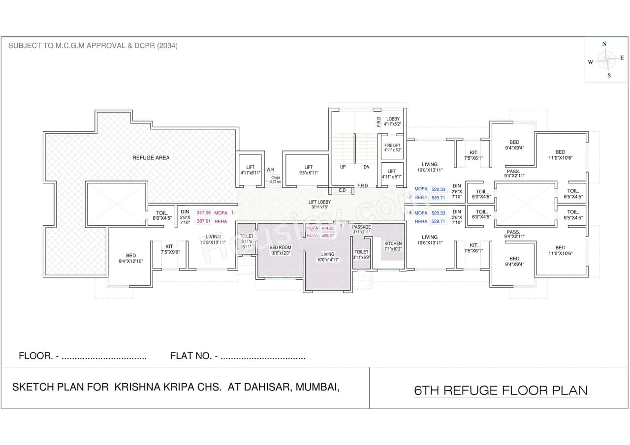 Skyla Krishna Kripa Floor plan 4