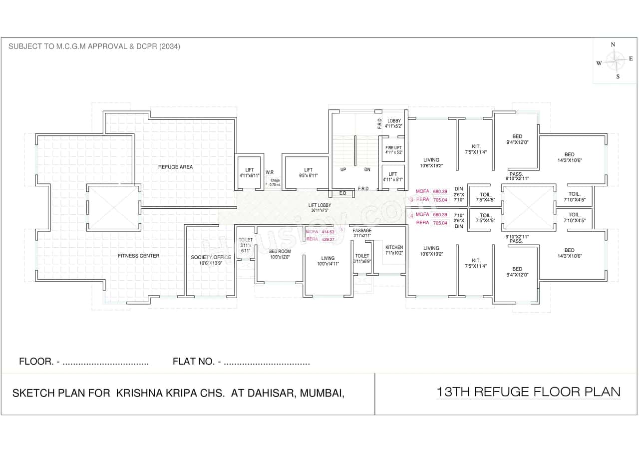 Skyla Krishna Kripa Floor plan 5