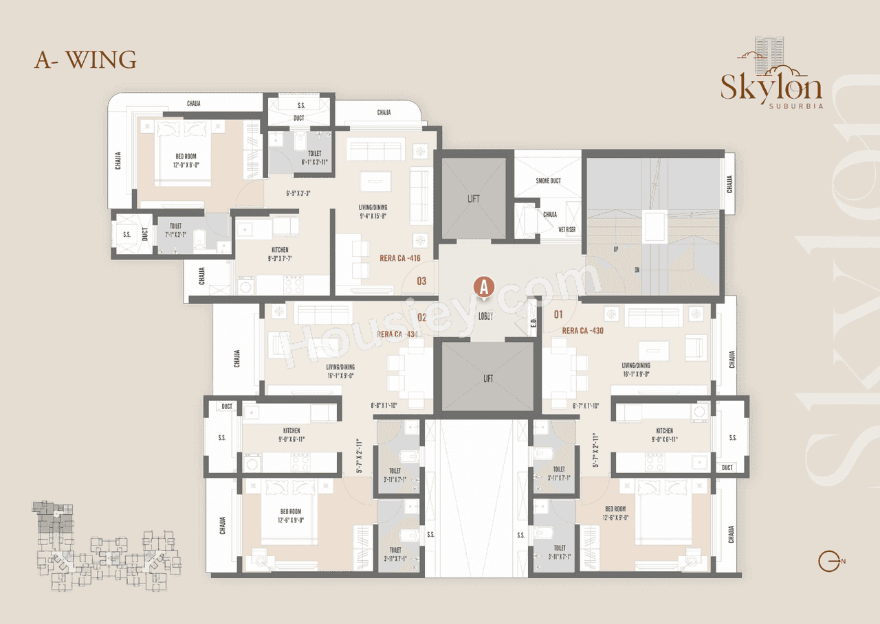 Skylon Suburbia Floor plan 1