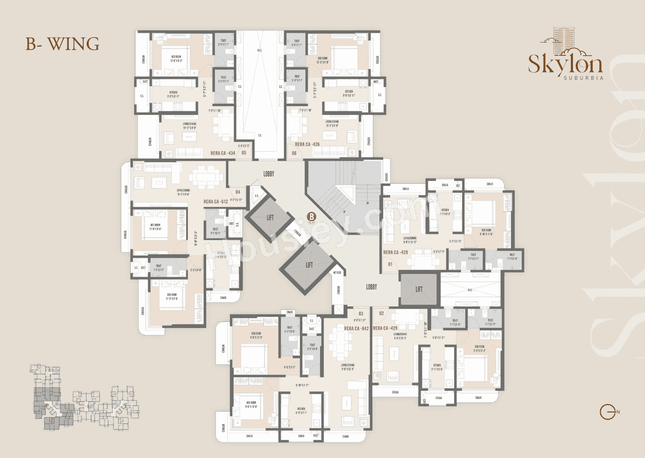 Skylon Suburbia Floor plan 6