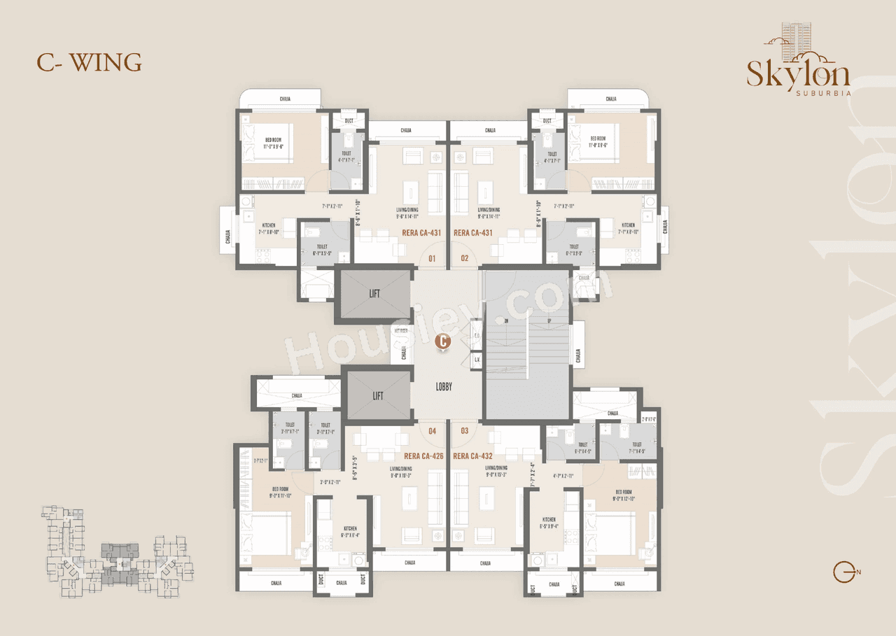 Skylon Suburbia Floor plan 7