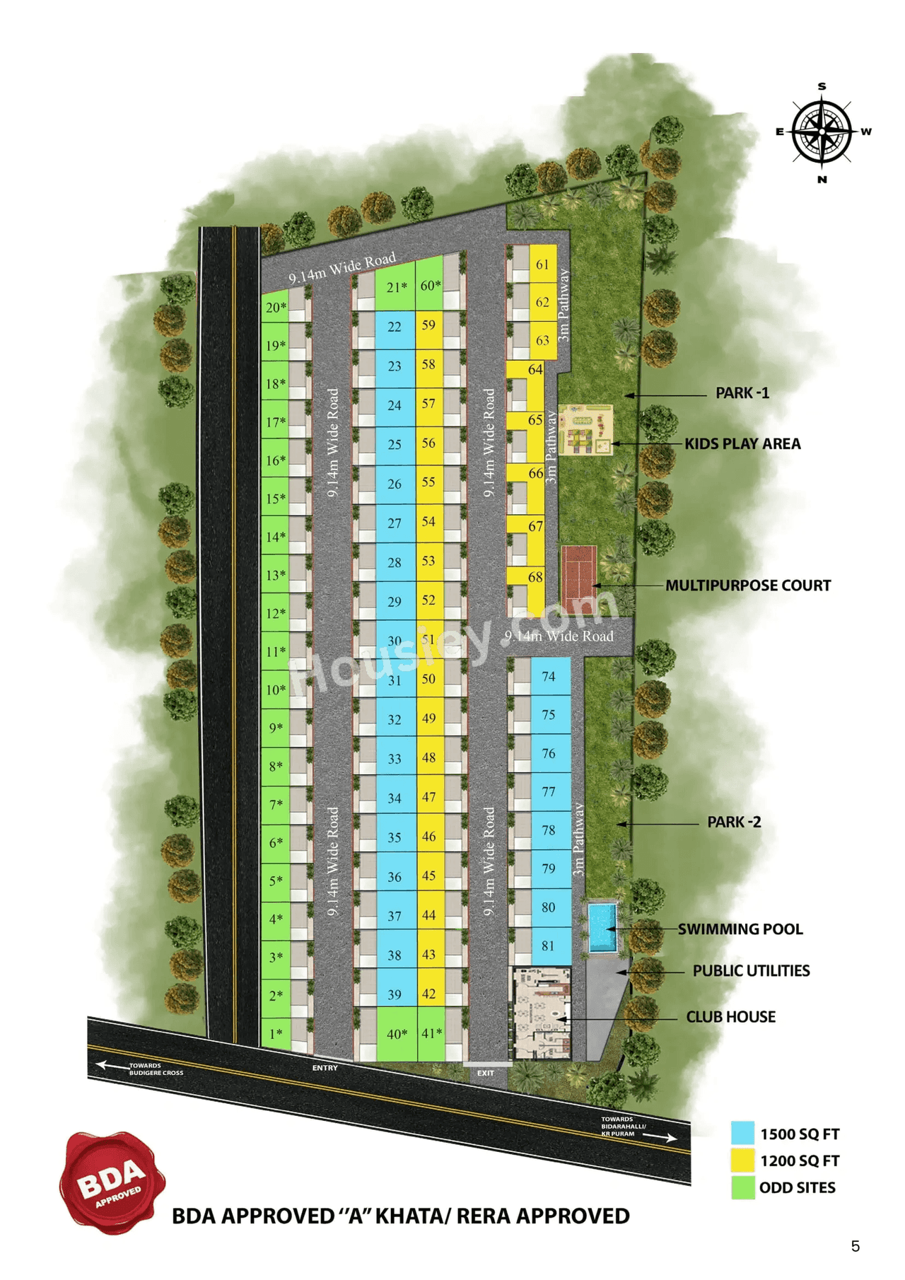 SLN Nidhi Palms Master Plan