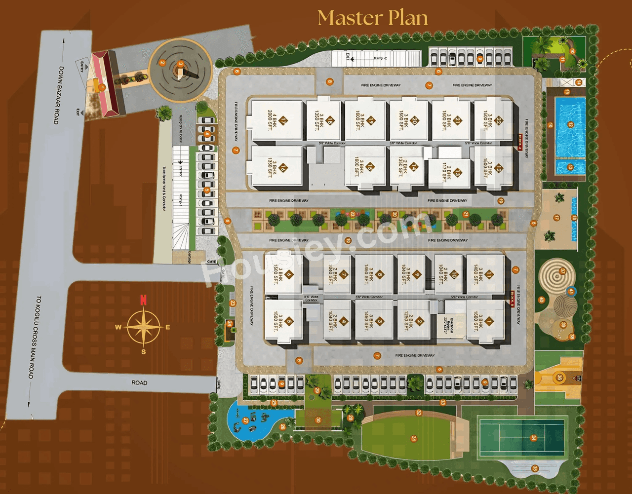 SLV Golden Towers Master Plan