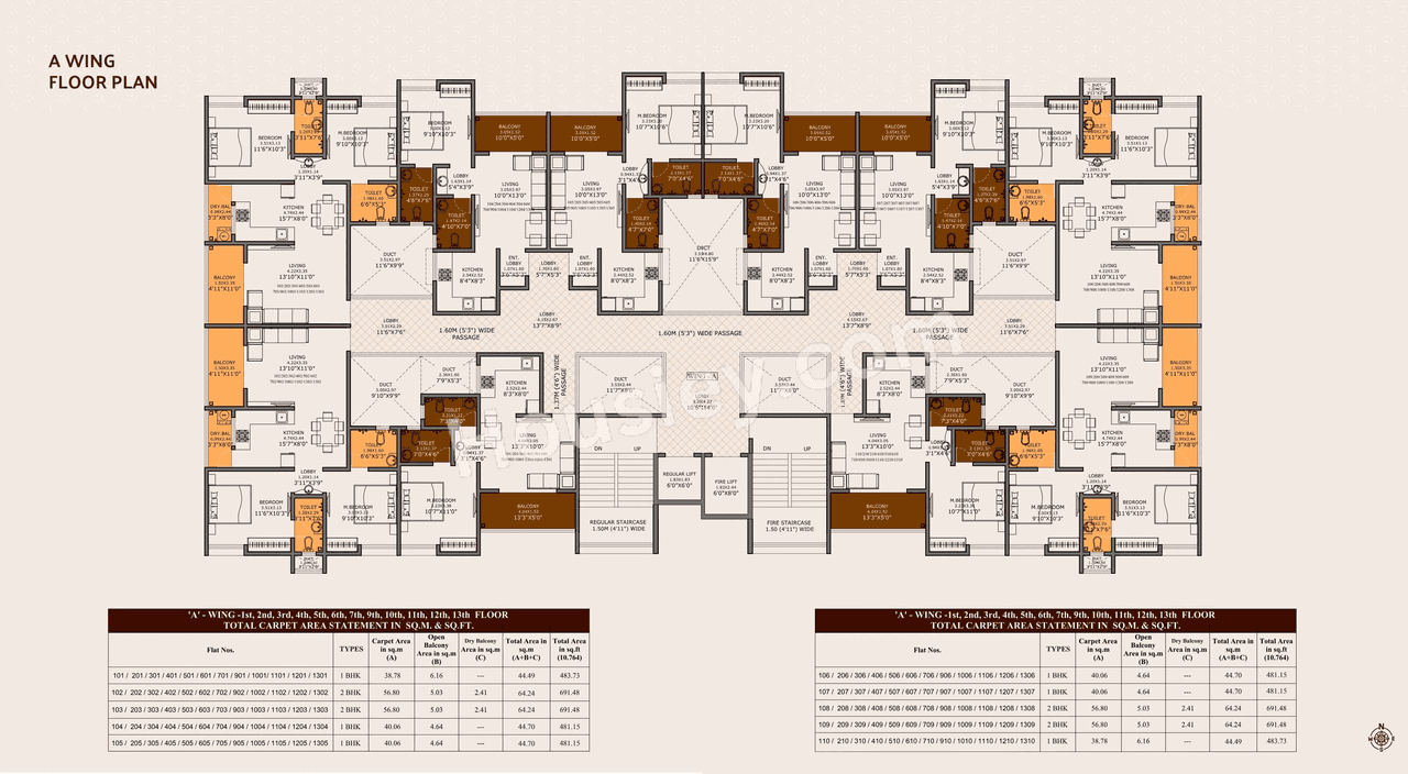 Sneha Kohinoor Floor plan 2