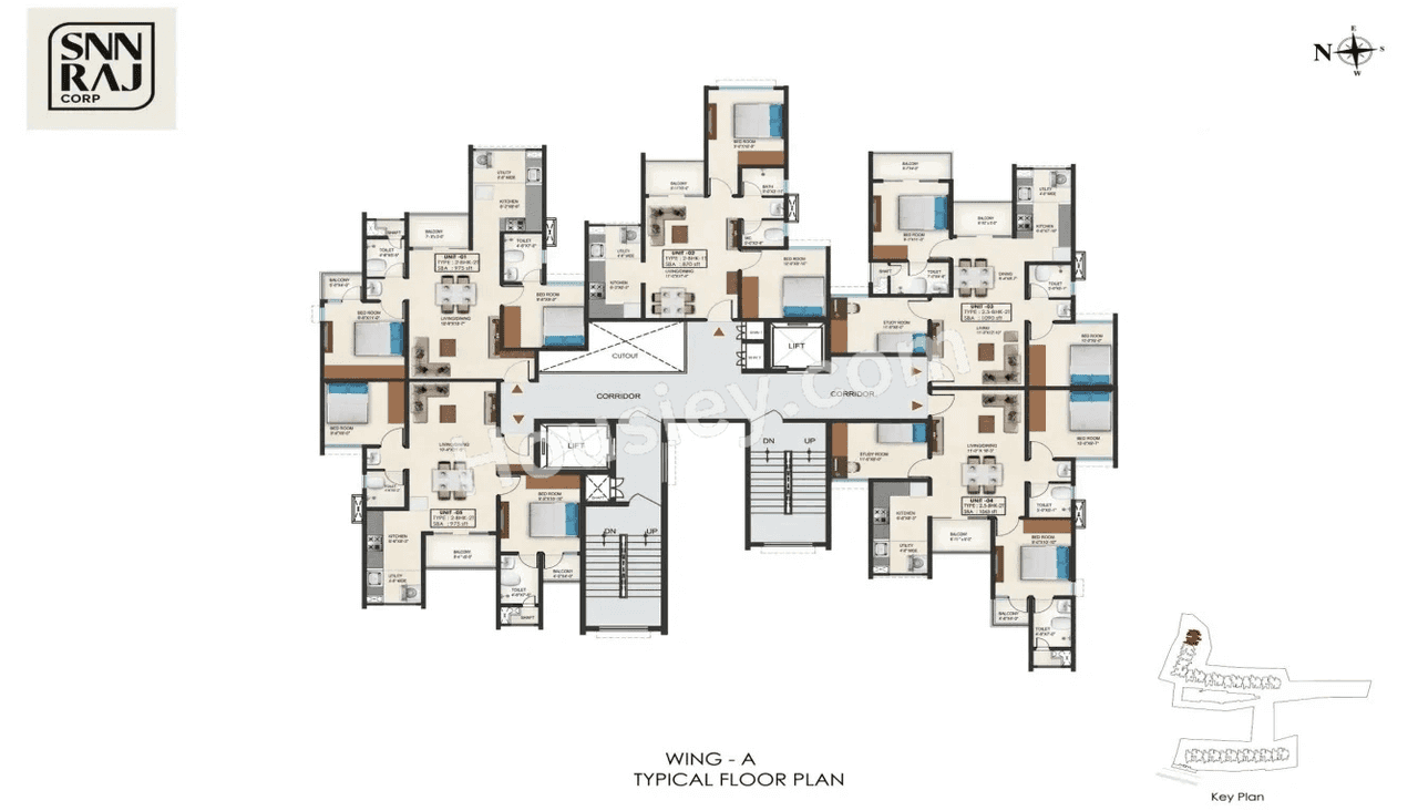 SNN Raj High Gardens Floor plan 1