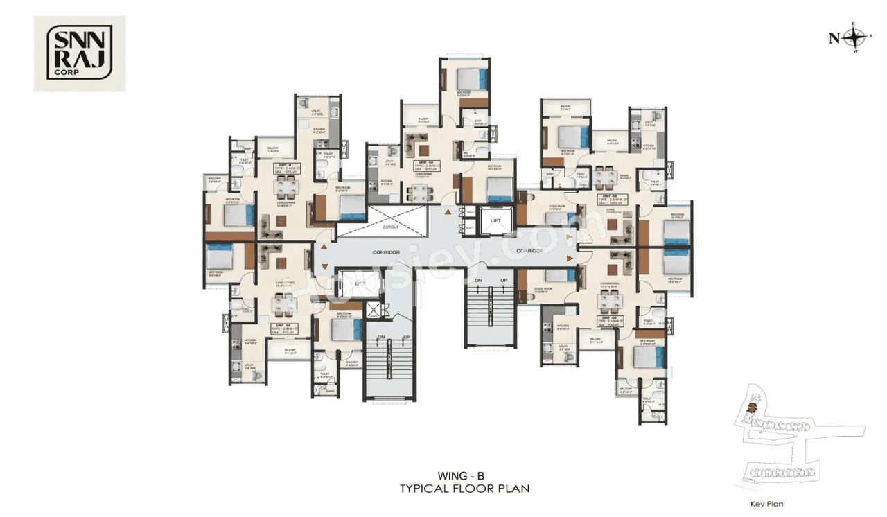SNN Raj High Gardens Floor plan 2