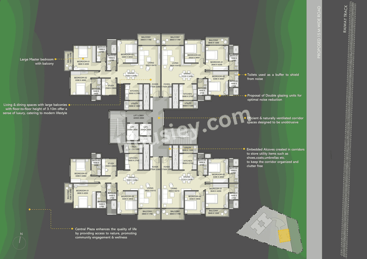 Sobha Altair Floor plan 2